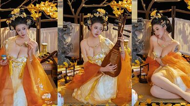 极品福利姬 奈汐酱nice 国庆付费古风写真流出 肥臀巨乳撩魂 白虎骚逼若隐若现无比诱惑！